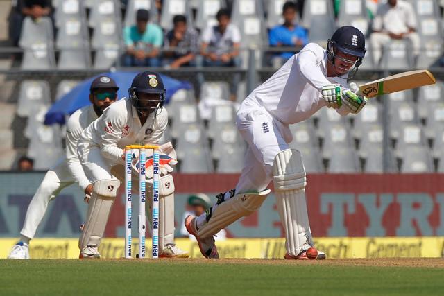 Keaton Jennings neared a special ton on the first day of the Wankhede Test against India. (Photo by: Deepak Malik/ BCCI/ SPORTZPICS)