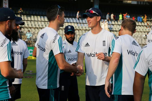 Keaton Jennings, who was the leading run-getter in the 2016 County Championships for Durham, made his debut in the Mumbai Test. (Photo by: Deepak Malik/ BCCI/ SPORTZPICS)