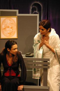 Lillete Dubey with her daughter Ira Dubey a as part of the play 30 Days In September.