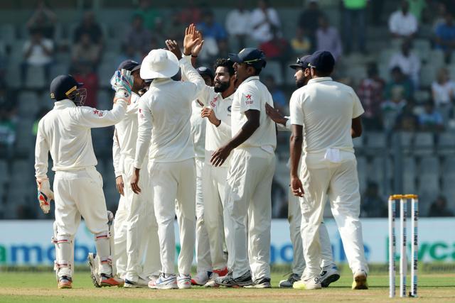 Ravindra Jadeja picked up the wickets of Chris Woakes and Adil Rashid as India struck at regular intervals. (BCCI)