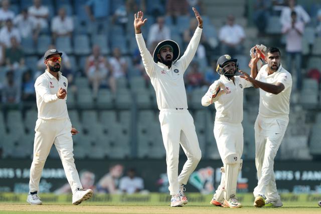 Ravichandran Ashwin picked up the big wicket of Ben Stokes as England crossed 300. (BCCI)