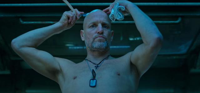 Woody Harrelson in a still from the movie.