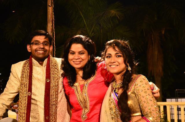‘Sandeep and Suruchi’s wedding in 2013 was a lovely experience for me. It taught me the true meaning of love,’ says photographer Payal Kumar, seen here with the couple.