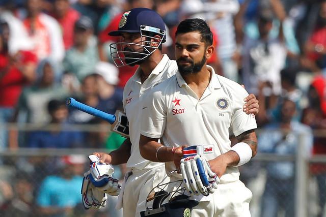 Virat Kohli and Murali Vijay dominated the first session as India made rapid progress. (BCCI)