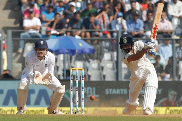 Virat Kohli went past 4000 runs in Tests during the Wankhede match against England. (Photo by: Deepak Malik/ BCCI/ SPORTZPICS)