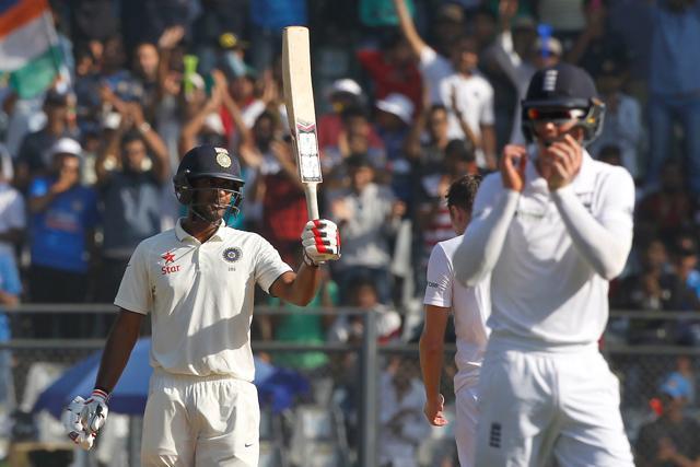 Jayant Yadav notched up his second fifty in Tests as India extended their lead past 100 against England in Wankhede stadium. (BCCI)