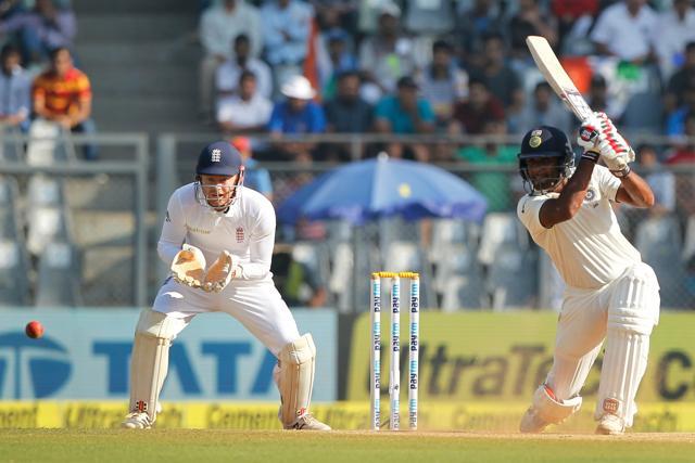 Jayant Yadav notched up his second fifty as he shared a 100-plus stand with Virat Kohli. (BCCI)