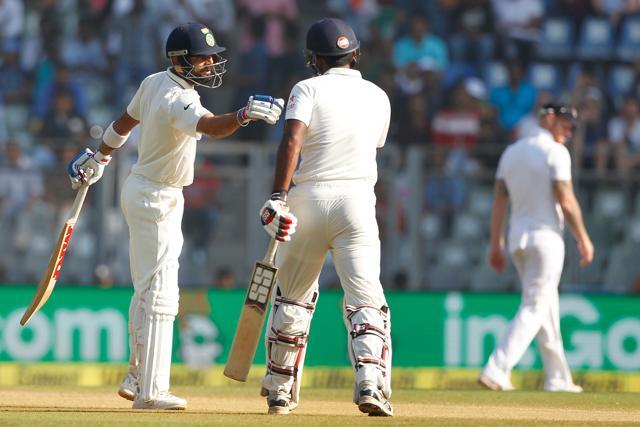Virat Kohli notched up his fifth 150-plus score in Tests and his second in the series against England. (BCCI)