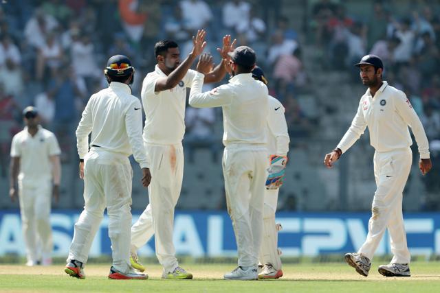 Ravichandran Ashwin put the brakes on England’s first innings total. (BCCI)