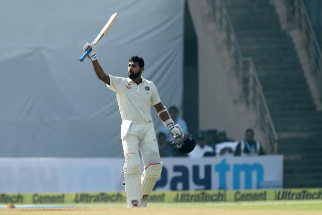 Murali Vijay steadied the ship after the dismissals of KL Rahul and Cheteshwar Pujara. (BCCI) Murali Vijay steadied the ship after the dismissals of KL Rahul and Cheteshwar Pujara. (BCCI)