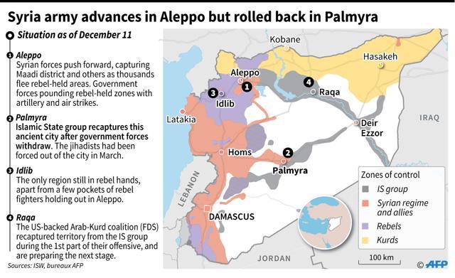 Latest developments in the Syrian conflict. (AFP) Latest developments in the Syrian conflict. (AFP)