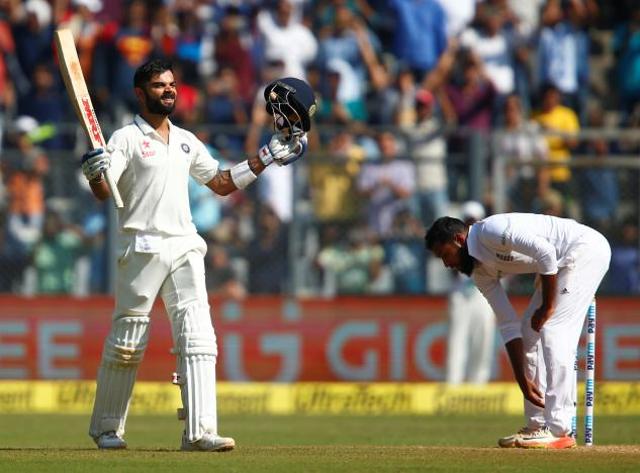 Virat Kohli’s double hundred in Mumbai Test was the closest thing to perfection, says Gavaskar (Reuters) Virat Kohli’s double hundred in Mumbai Test was the closest thing to perfection, says Gavaskar (Reuters)