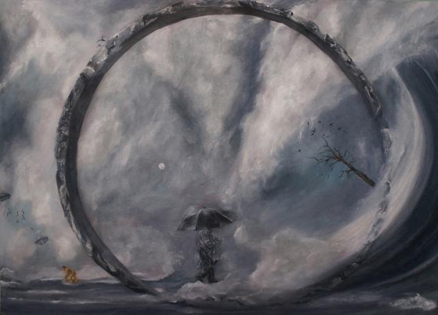 Manu Singh says her paintings urge people to introspect and let go of self-limiting beliefs like jealousy, the fear or rejection and competition.