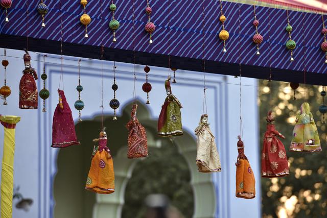 Rajasthani puppets can be a big hit. (Sanjeev Verma/HT Photo)