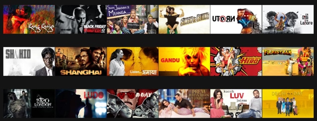 Now we’re deep into the page. Again, Singh is Bliing is the highest-profile film there, but we can see a host of acclaimed titles like Shahid, Shanghai, Filmistaan and Black Friday. There’s even a cult Bengali rap musical that we can’t name.