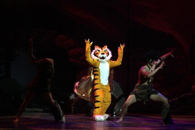Shere Khan performs on stage during the show (Shivam Saxena/HT)
