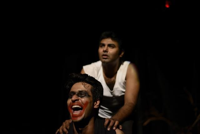 Anirban Bhattacharya plays the pivotal character in Athhoi. The play is based on William Shakespeare’s Othello. (Natadha)