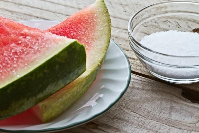 Author Patrick Meanor ‘s Jim Morrison Hangover Cure comprises an ice-cold watermelon, sprinkled with lots of salt (Shutterstock) Author Patrick Meanor ‘s Jim Morrison Hangover Cure comprises an ice-cold watermelon, sprinkled with lots of salt (Shutterstock)