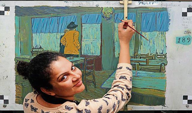 Shuchi Muley, 34, from Bhopal, says working with artists from so many different countries was an experience to cherish. ‘There were painters and even sculptors there, who taught us minute details about replicating the human anatomy,’ she says. Shuchi Muley, 34, from Bhopal, says working with artists from so many different countries was an experience to cherish. ‘There were painters and even sculptors there, who taught us minute details about replicating the human anatomy,’ she says.