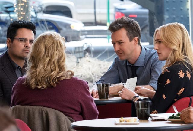 Much like the row of multi-coloured dominoes in the adman’s office, Collateral Beauty topples under the weight of its pseudo-profundity. Much like the row of multi-coloured dominoes in the adman’s office, Collateral Beauty topples under the weight of its pseudo-profundity.