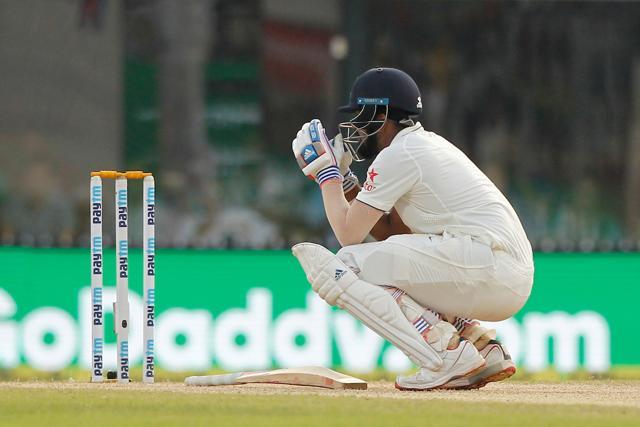 KL Rahul was tragically out for 199 during the Chennai Test against England. (BCCI)