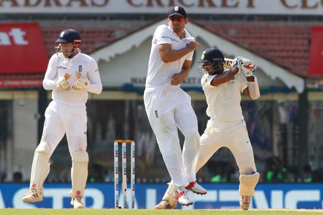 Cheteshwar Pujara got off to a confident start on day 3 of the Chennai Test versus England. (BCCI)