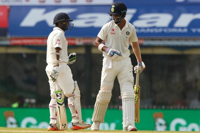 KL Rahul and Parthiv Patel shared a magnificent 100-plus opening partnership as India were in a dominant position against England in Chennai. (BCCI)