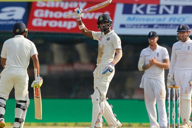 KL Rahul notched up his highest individual score in Tests during the third day of the fifth Test in Chennai against England. (BCCI)