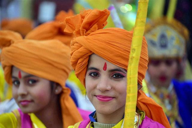 Children dressed up await their turn during Baalrang 2016, in Bhopal on Monday. (PTI photo) Children dressed up await their turn during Baalrang 2016, in Bhopal on Monday. (PTI photo)