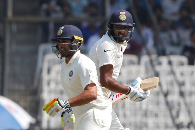 Ravichandran Ashwin and Karun Nair’s partnership neared 100 as India extended the lead past 50 (BCCI)