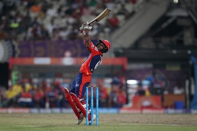 Pawan Negi of Delhi Daredevils tries the ramp shot during an IPL 2016 match vs Kolkata Knight Riders at the Eden Gardens in Kolkata on April 10. (BCCI) Pawan Negi of Delhi Daredevils tries the ramp shot during an IPL 2016 match vs Kolkata Knight Riders at the Eden Gardens in Kolkata on April 10. (BCCI)