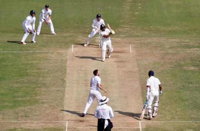 Karun Nair plays a lofted stroke on day 4 of the Chennai Test on Monday. He is the second Indian Test cricketer to score a triple century (Reuters) Karun Nair plays a lofted stroke on day 4 of the Chennai Test on Monday. He is the second Indian Test cricketer to score a triple century (Reuters)