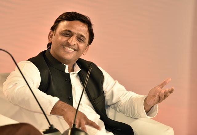 Uttar Pradesh chief minister Akhilesh Yadav. (Gurinder Osan/HT PHOTO)