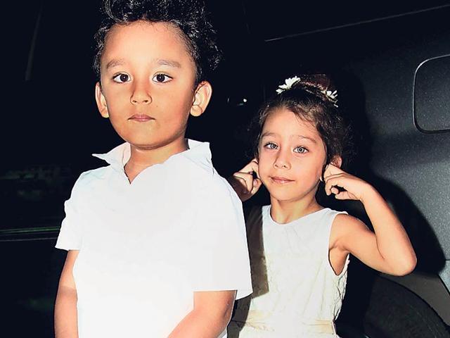 Sanjay Dutt’s twins Shahraan and Iqra were born 2010. (HT Photo) Sanjay Dutt’s twins Shahraan and Iqra were born 2010. (HT Photo)