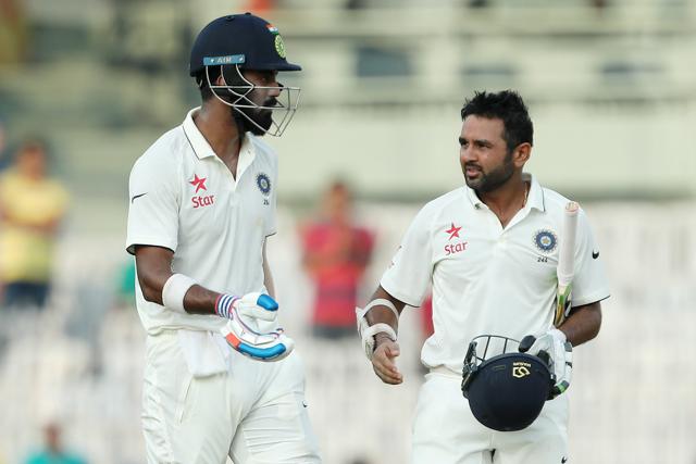 KL Rahul and Parthiv Patel opened the innings for of India in the Chennai Test. (BCCI)