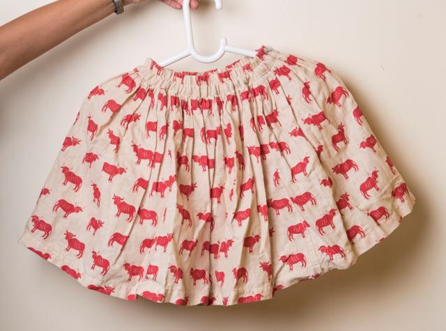 A skirt bought from the kids’ section of a store (Photo: Aalok Soni/HT)