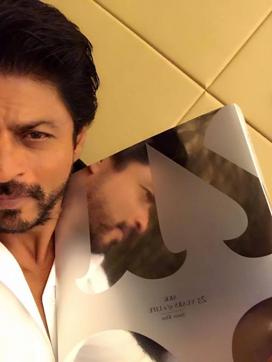 Actor Shah Rukh Khan poses with the book by Samar Khan. (Shah Rukh Khan/Facebook) Actor Shah Rukh Khan poses with the book by Samar Khan. (Shah Rukh Khan/Facebook)