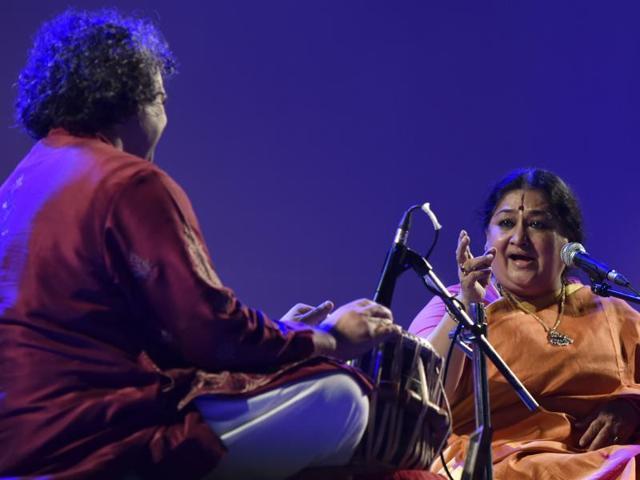 Speaking of classical music, Shubha Mudgal says that there are more takers for this genre than before. (Anshuman Poyrekar/HT Photo)