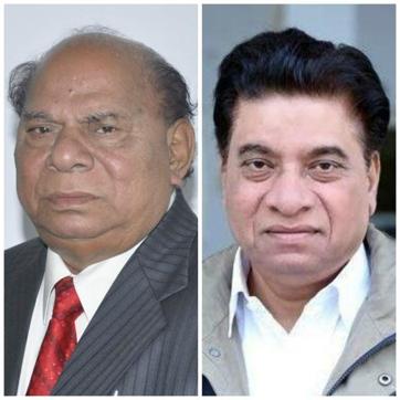 (Left) Former Punjab minister Late Chaudhary Jagjit Singh, eldest son of Master Gurbanta Singh; and his son Surinder Chaudhary. (HT Photo) (Left) Former Punjab minister Late Chaudhary Jagjit Singh, eldest son of Master Gurbanta Singh; and his son Surinder Chaudhary. (HT Photo)