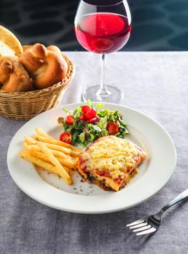 The lamb moussaka is exceptional. The lamb moussaka is exceptional.