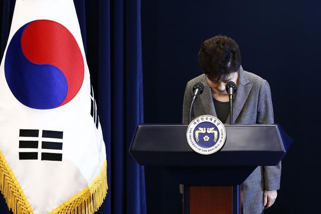 South Korea's President Park Geun-Hye, whose powers were suspended on December 9 when the National Assembly voted to impeach her. (AFP file photo)