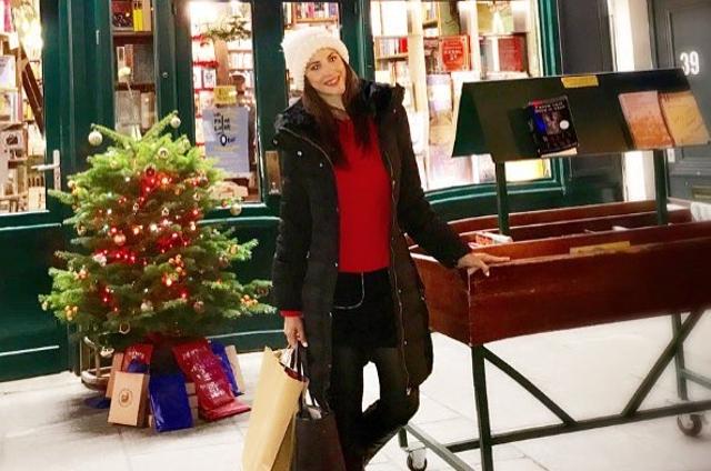 Karishma Kotak is spending Christmas with family in Paris. Karishma Kotak is spending Christmas with family in Paris.