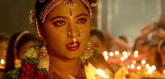Anushka Shetty in a still from the film.