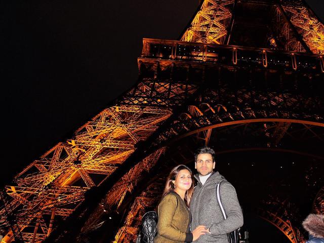 The couple enjoyed the sightseeing, shopping, eating and visiting museums in Paris.