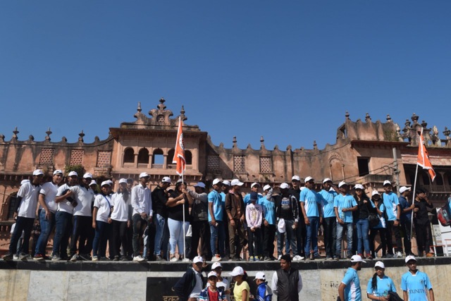 The walk concluded at Taj Mahal Palace at Shahjehanabad. (HT photo) The walk concluded at Taj Mahal Palace at Shahjehanabad. (HT photo)