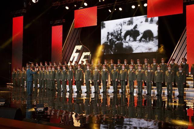The Alexandrov Ensemble choir performs during a concert in Moscow, Russia. (AP File Photo) The Alexandrov Ensemble choir performs during a concert in Moscow, Russia. (AP File Photo)