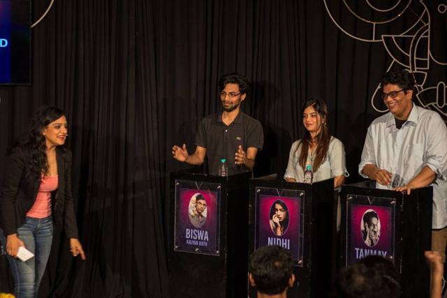 A comedy show featuring Kaneez Surka, Biswa Kalyan Rath, Nidhi Singh and Tanmay Bhat. (facebook.com/thecuckooclub) A comedy show featuring Kaneez Surka, Biswa Kalyan Rath, Nidhi Singh and Tanmay Bhat. (facebook.com/thecuckooclub)