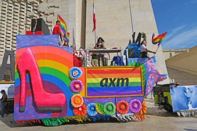 The City Pride March in Valletta, Malta, commemorating the gay rights movement. (Shutterstock) The City Pride March in Valletta, Malta, commemorating the gay rights movement. (Shutterstock)