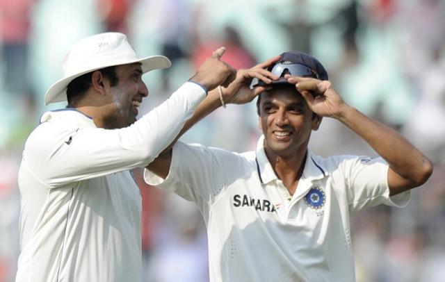 India's V.V.S.Laxman (L) and Rahul Dravid in action during a Test match against West Indies. (AFP/Getty Images) India's V.V.S.Laxman (L) and Rahul Dravid in action during a Test match against West Indies. (AFP/Getty Images)