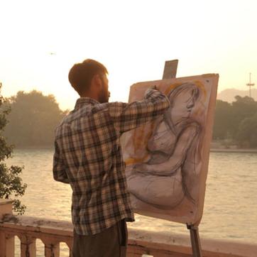 A still from the movie, In A Free State. A still from the movie, In A Free State.